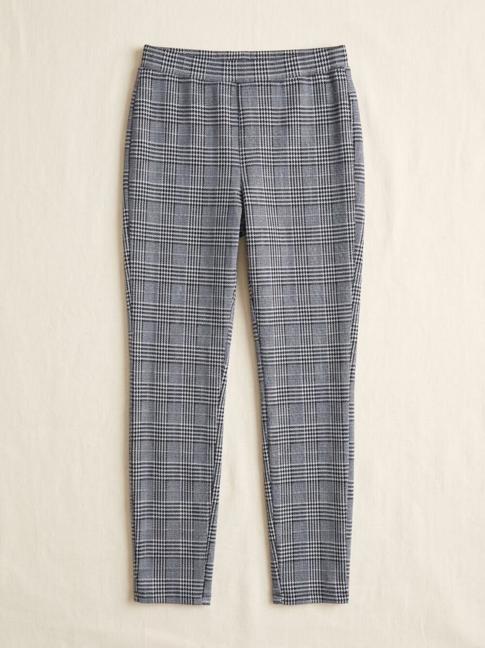 Halara Flex High Waisted Pocket Houndstooth Plaid Skinny Work Pants Size M